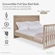 preview thumbnail 21 of 25, Evolur Convertible Crib Wooden Full-Size Bed Rail