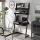 preview thumbnail 3 of 10, Tali Contemporary 2-Shelf Leaning Desk with Drawer by Furniture of America