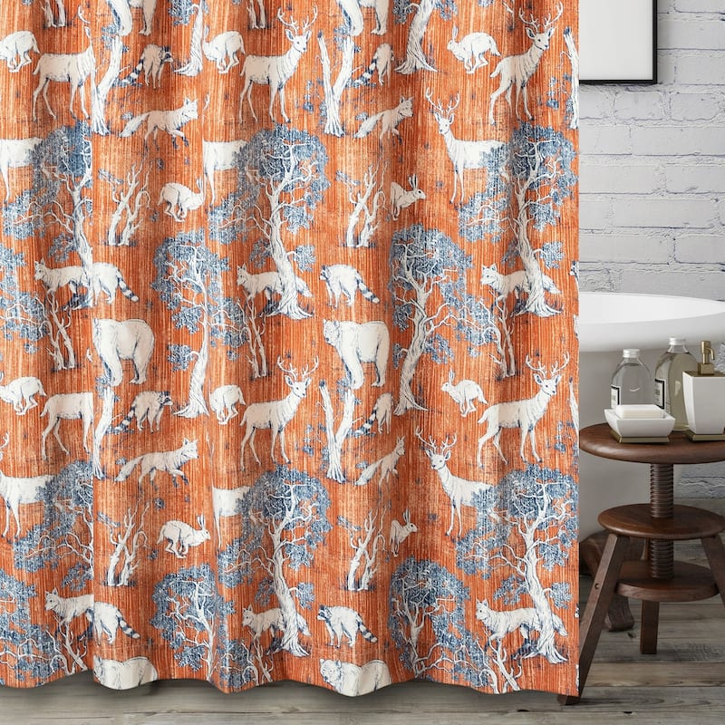 Barefoot Bungalow Menagerie Shower Curtain
