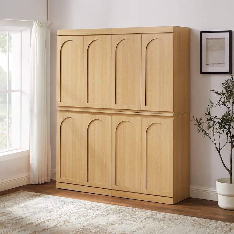 Crosley Marco 2-Piece Kitchen Pantry Storage Cabinet Set- 2 Pantries