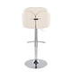 preview thumbnail 17 of 53, Porch & Den Dahlia Adjustable Bar Stool with Rounded T Footrest (Set of 2)