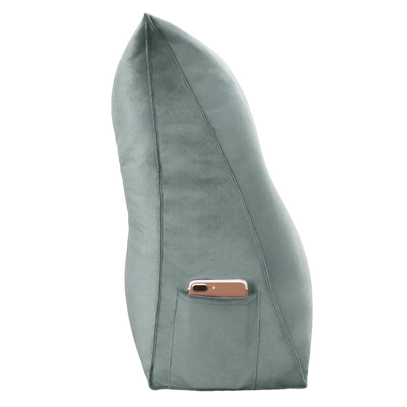 WOWMAX Bed Wedge Bolster Sit Up Reading Pillow Backrest