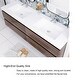preview thumbnail 31 of 148, Floating Bathroom Vanity with Integrated Resin Top