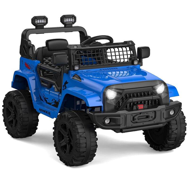12V Kids Electric Vehicles Ride On Truck Car w/Parent Remote Control - Blue