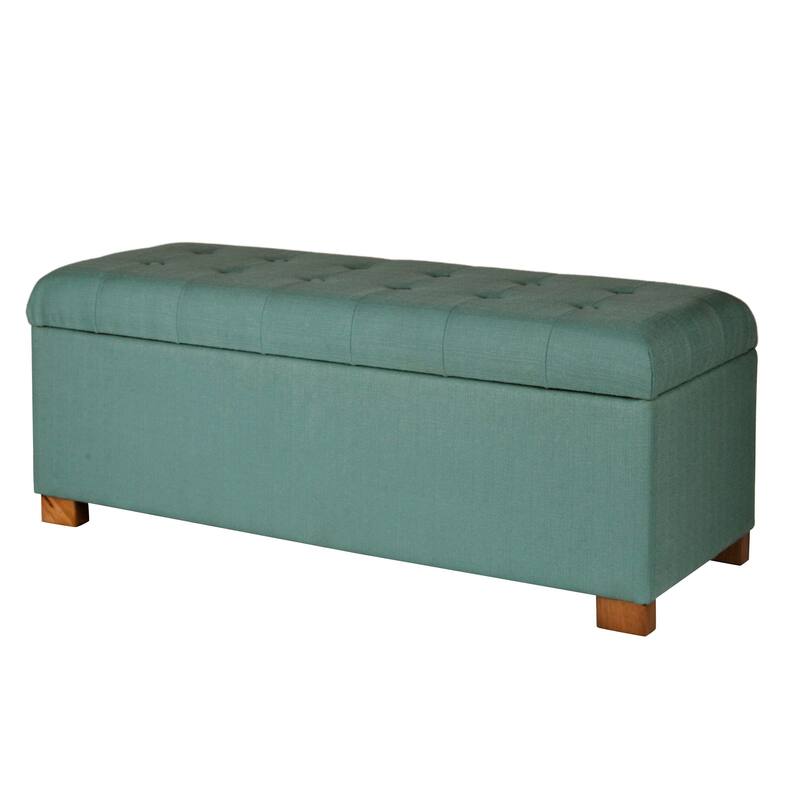 Porch & Den Lacey Tufted Storage Bench