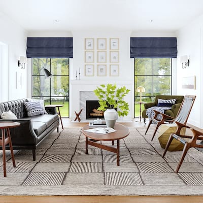 Milo Tiled Wool Area Rug