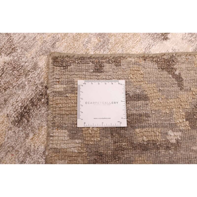 ECARPETGALLERY Hand-knotted Legacy Grey Silk Rug - 6'7 x 9'7