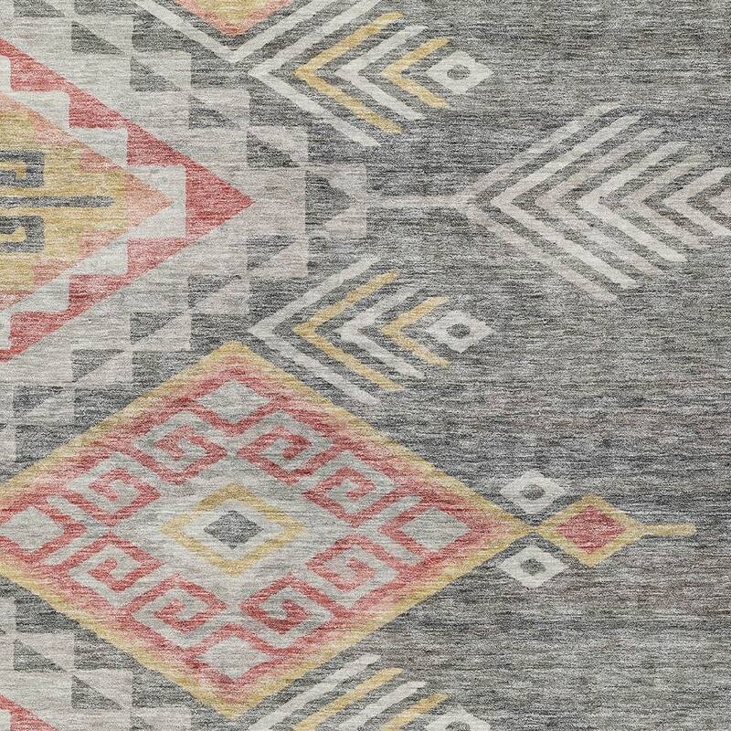 HomeRoots Southwestern Transitional Rectangle Outdoor Rug