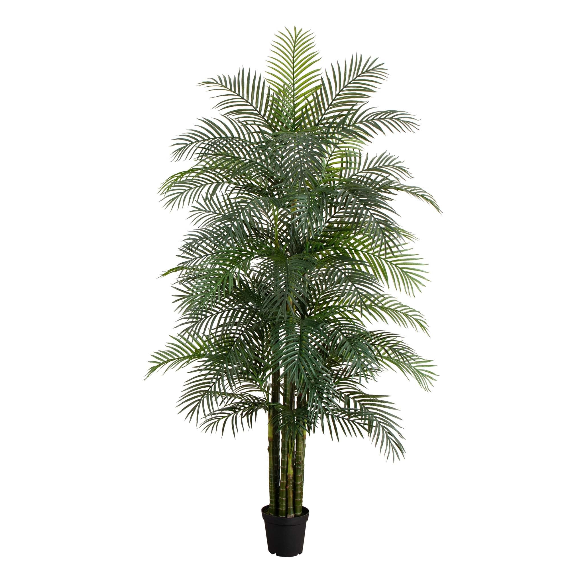 9' UV Resistant Artificial Areca Palm Tree (Indoor/Outdoor) - Green