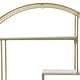 preview thumbnail 6 of 17, Sagebrook Home Modern Glam Iron and Wood Wall Storage Shelf - 32" x 7" x 32"
