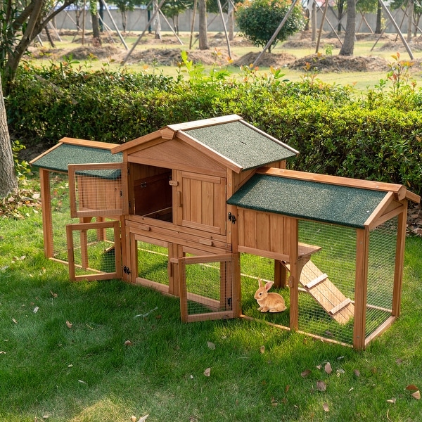 Outside rabbit runs cheap