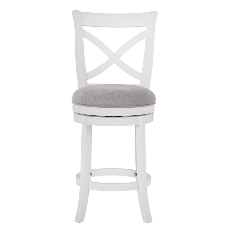 Barrett Swivel Counter Stool - White