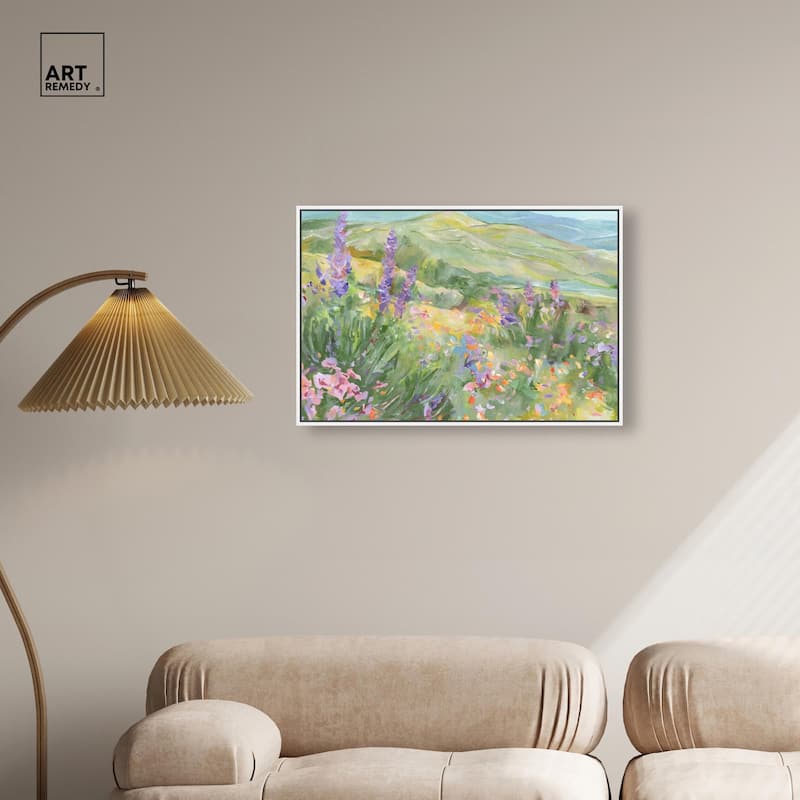 Blooming Fields Canvas by Art Remedy