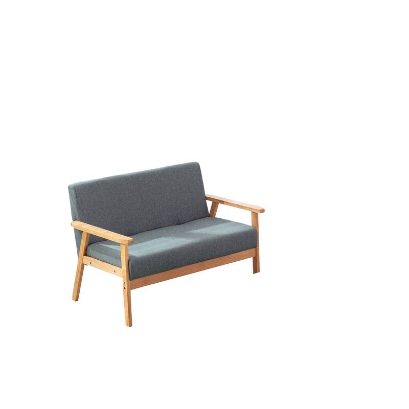 45" Gray Loveseat