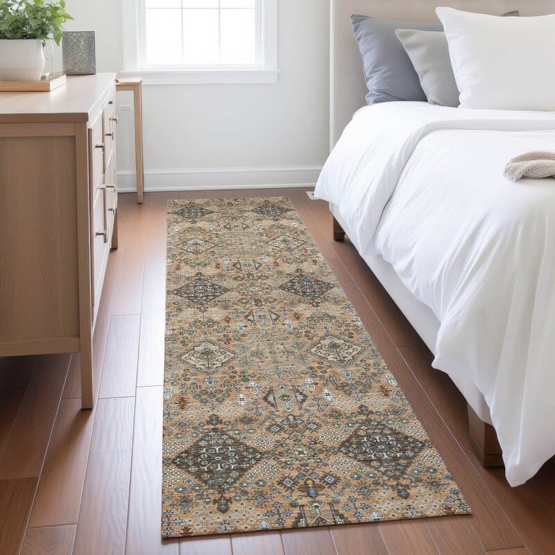 Machine Washable Indoor/ Outdoor Global Bidunga Chantille Rug