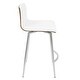 preview thumbnail 6 of 28, Mason Contemporary Swivel Counter Stool Upholstered in Faux Leather (Set of 2) - N/A
