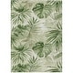 preview thumbnail 2 of 50, Machine Washable Indoor/ Outdoor Coastal Palm Chantille Rug