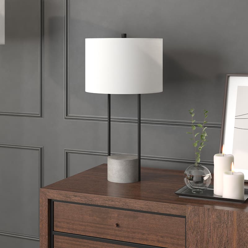 Uma Table Lamp - Blackened Bronze/Concrete