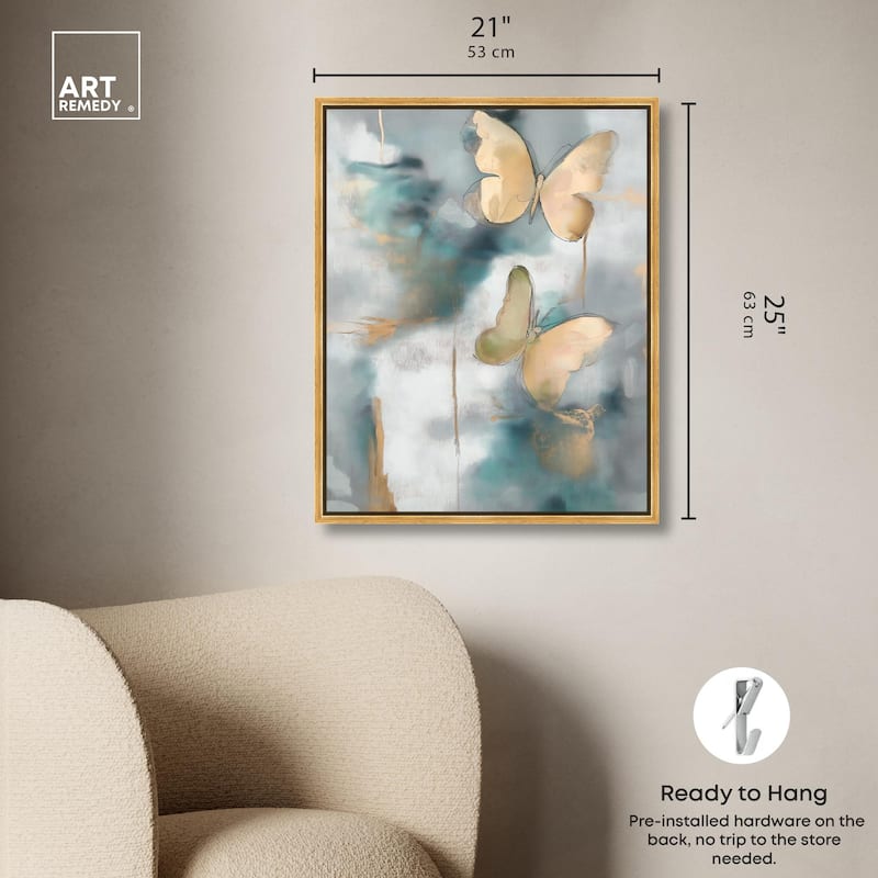 Butterflies Dream I Canvas by Art Remedy