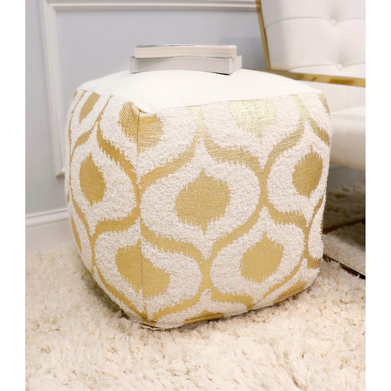 Pasargad Home Grandcanyon Cotton Pouf