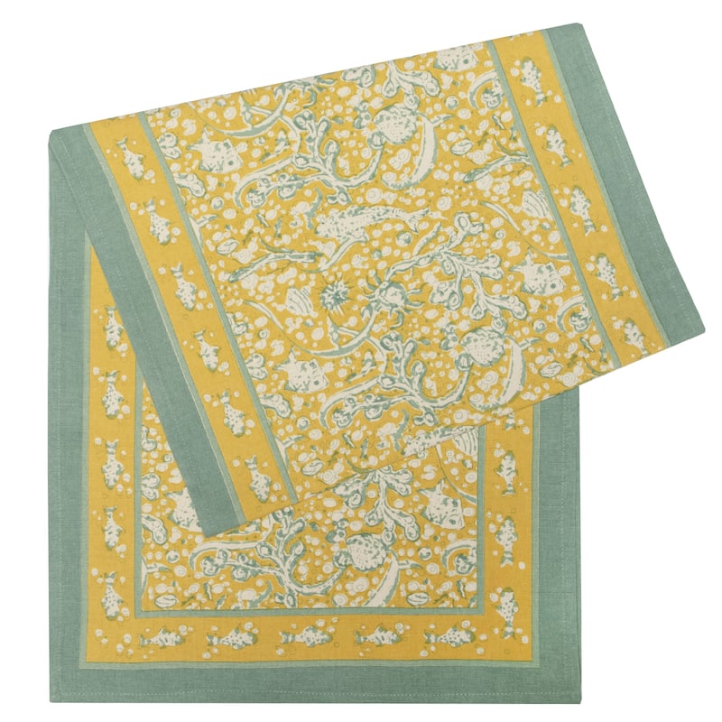 Couleur Nature La Mer Runner - Aqua/Citrine - 16 x 90