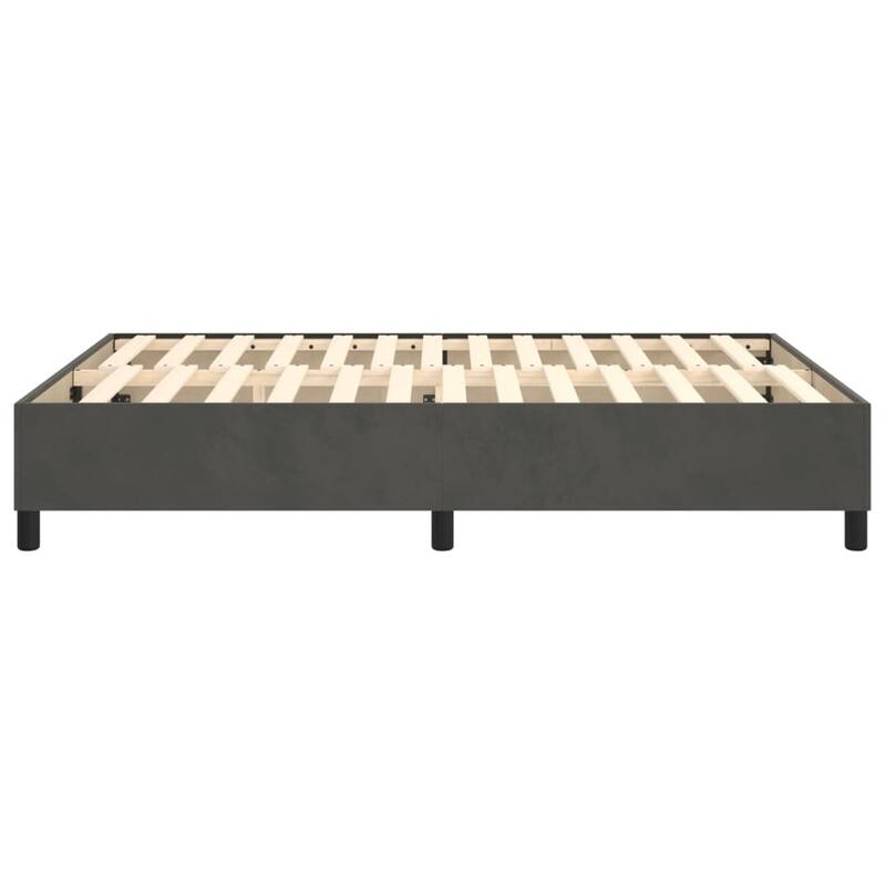 vidaXL Bed Frame Box Spring Platform Bed Mattress Foundation Bedroom Velvet