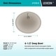 preview thumbnail 3 of 4, Lexicon Platinum V210 Quartz Composite Oval Vanity Sink - Galaxy Beige