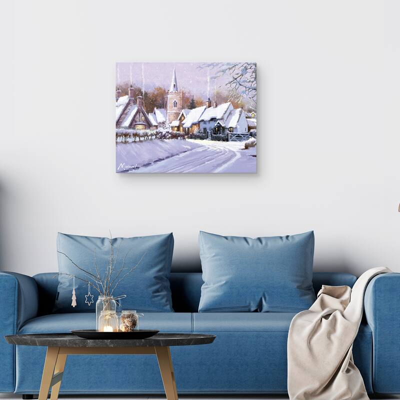 Christmas Village by The Macneil Studio Canvas Art Print