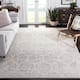 SAFAVIEH Madison Stella Boho Chic Ogee Trellis Rug - 9' x 9' Square - Ivory/Silver
