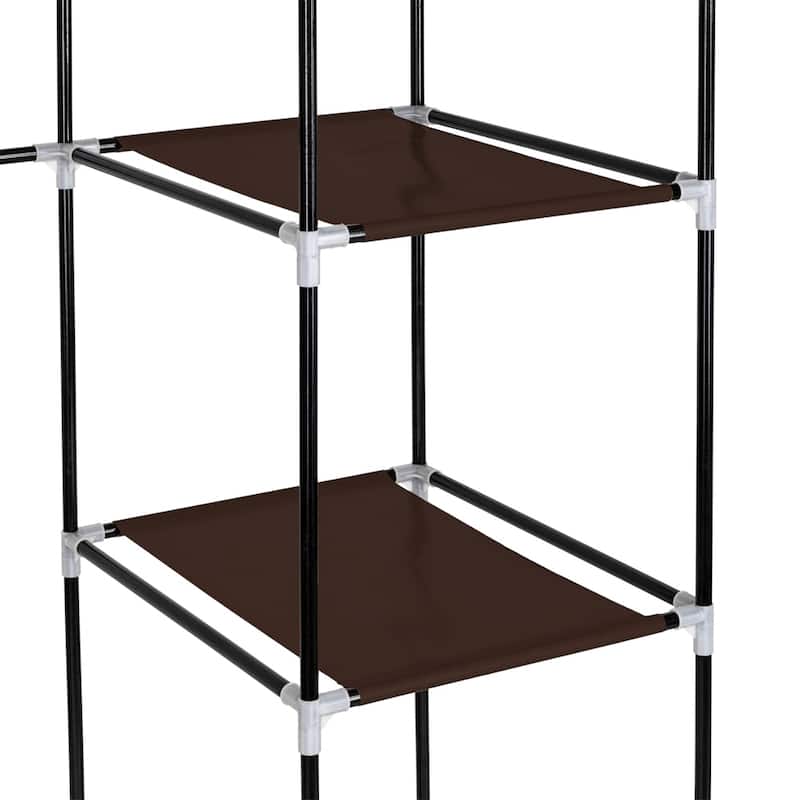 Portable Closet Organizer with 10 Shelves