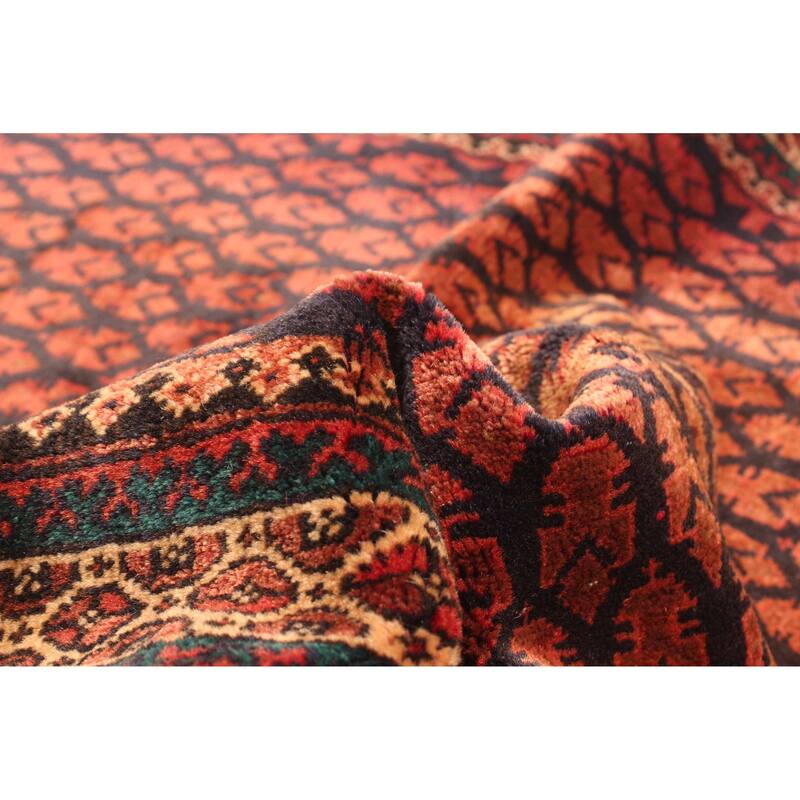 ECARPETGALLERY Hand-knotted Teimani Copper Wool Rug - 3'1 x 5'11