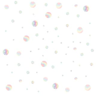 RoomMates Holographic Holographic Circle Wall Decals