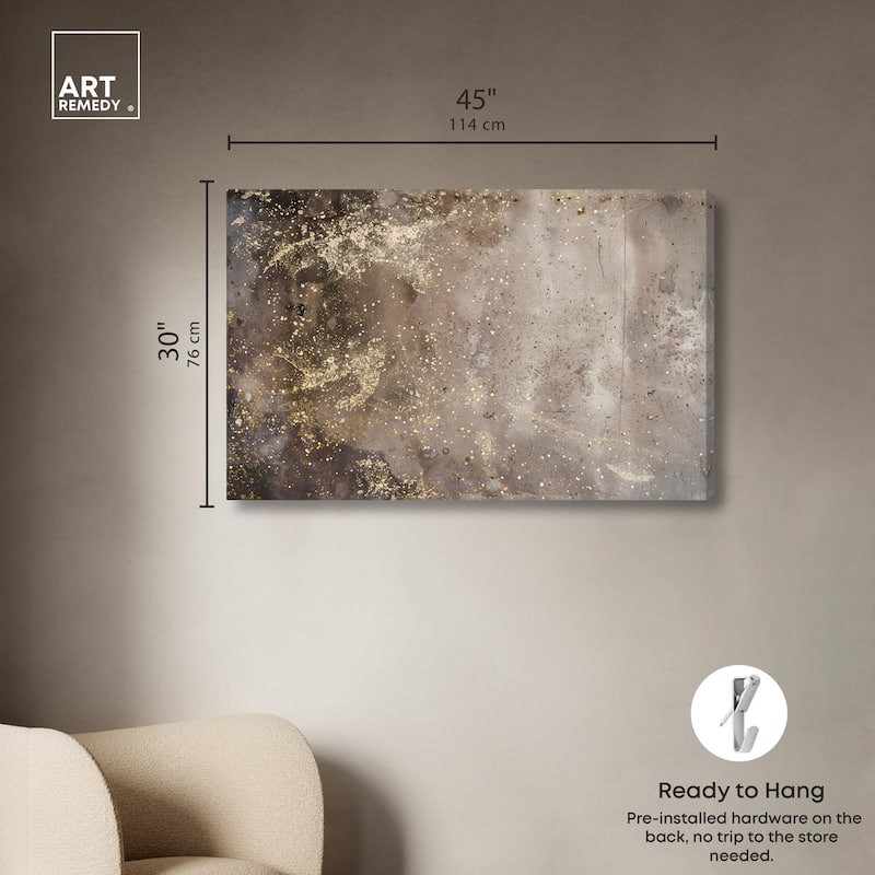 Galactic Traces Canvas by Art Remedy, Gallery Wrapped