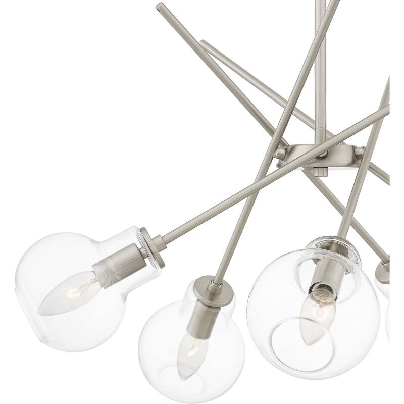 Asha 5-Light Brushed Nickel Chandelier