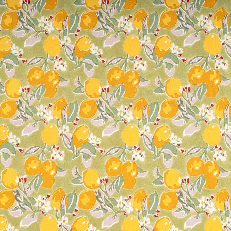 Couleur Nature Citron Tablecloth - Blue - 59" x 59"