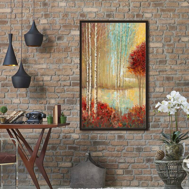 "Emerald Pond" by Ruane Manning Print on Floating Canvas