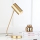 preview thumbnail 7 of 10, SAFAVIEH Lighting 23-inch Contemporary Crane Task LED Table Lamp. Gold