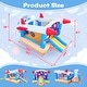 preview thumbnail 4 of 4, Multifunctional Inflatable Bounce House Extra Large 187 x 122 x 81'' Extra Thick Material Jumping Castle With Long Slide