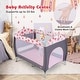 preview thumbnail 32 of 39, Babyjoy 3 in 1 Baby Playard Portable Infant Nursery Center w/ Zippered - See Details