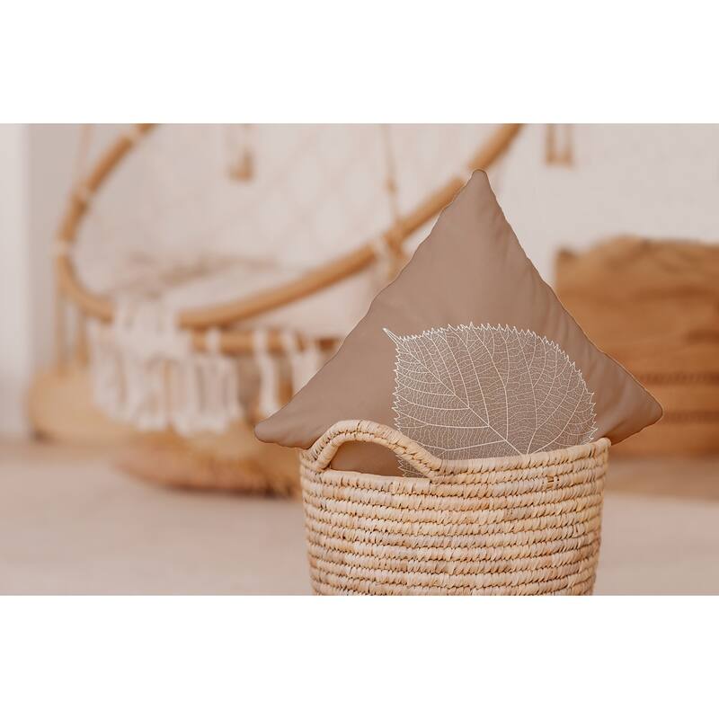 Leaf Study Fall Indoor/Outdoor Throw Pillow