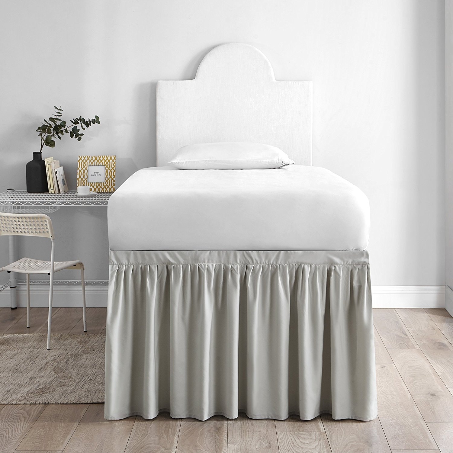 Twin XL 30-inch Drop 3 Panel Bed Skirt