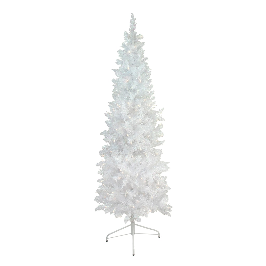 6' Glimmer Iridescent Spruce Artificial Christmas Tree - Clear Lights - 6 Foot