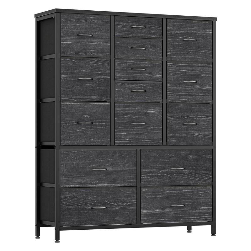 Dresser for Bedroom with 15 Drawers,Tall Dresser Chest of Drawers