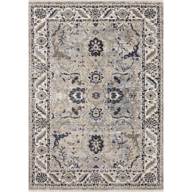 HomeRoots Medallion Modern Runner Area Rug