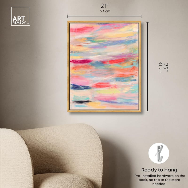 Color Play III Canvas by Art Remedy