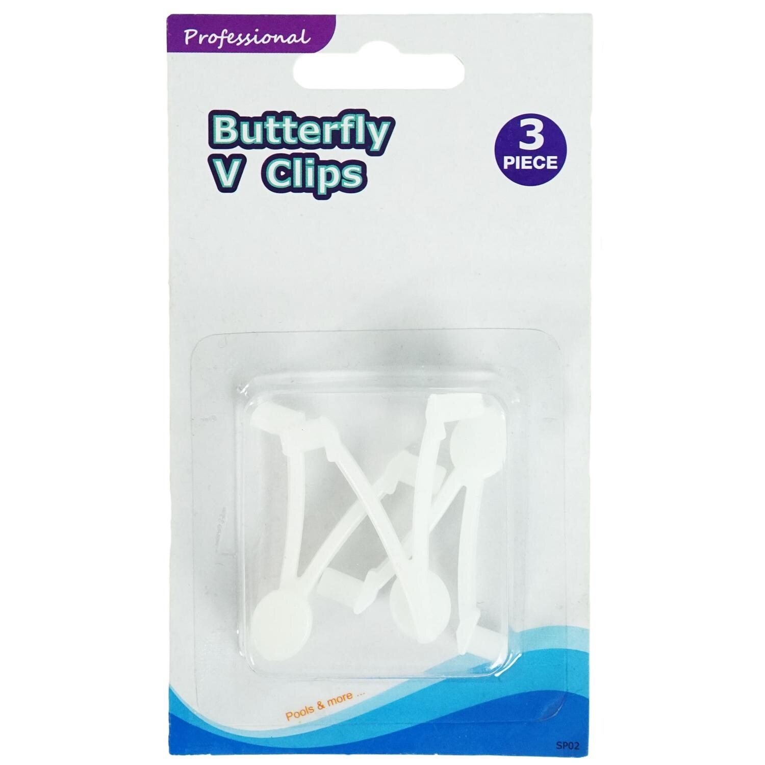 Shop Set Of 3 Ez Quick Snap Replacement Butterfly Clips For Swimming Pool Pole Attachments Overstock 18873873