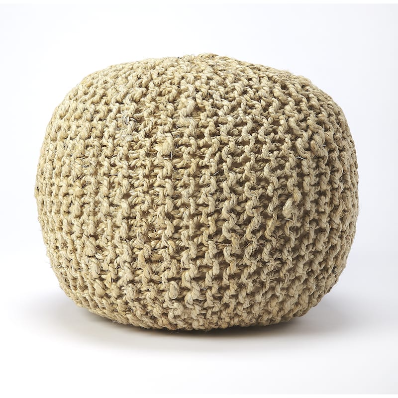 Pincushion Woven Pouf