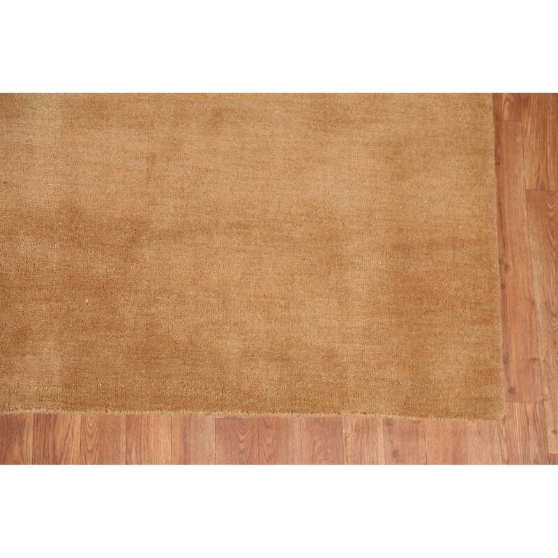 Contemporary Gabbeh Living Room Area Rug Handmade Oriental Wool Carpet - 8'3" x 11'1"