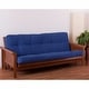 preview thumbnail 19 of 32, 5-inch Thick Twill Full-size Futon Mattress Royal Blue
