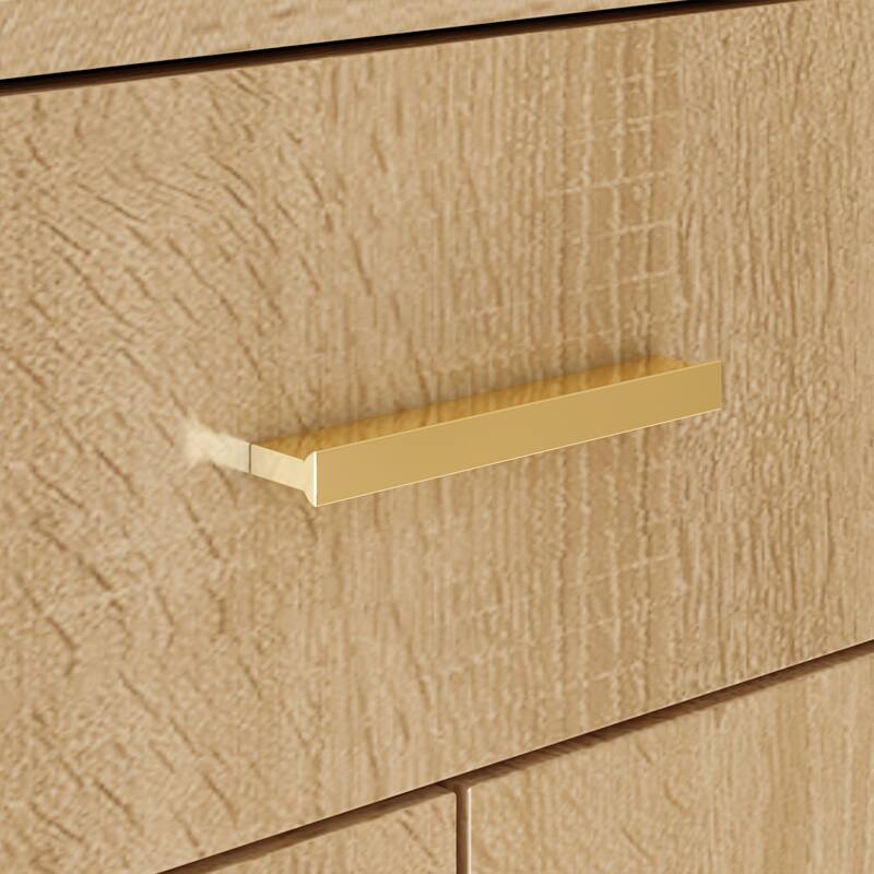 Modern Hotel Reception Desk - White + Oak with Keyboard Drawer